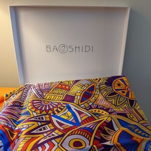 Baoshidi 90x90 silk scarf NWT